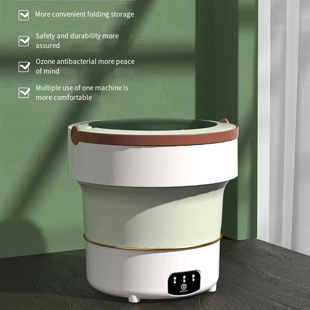 Portable Mini Washing Machine, Small Underwear Socks for Dorm Travel Clothes Washer, Folding Washing Machine
Portable Mini Washing Machine, Small Underwear Socks for Dorm Travel Clothes Washer, Folding Washing Machine