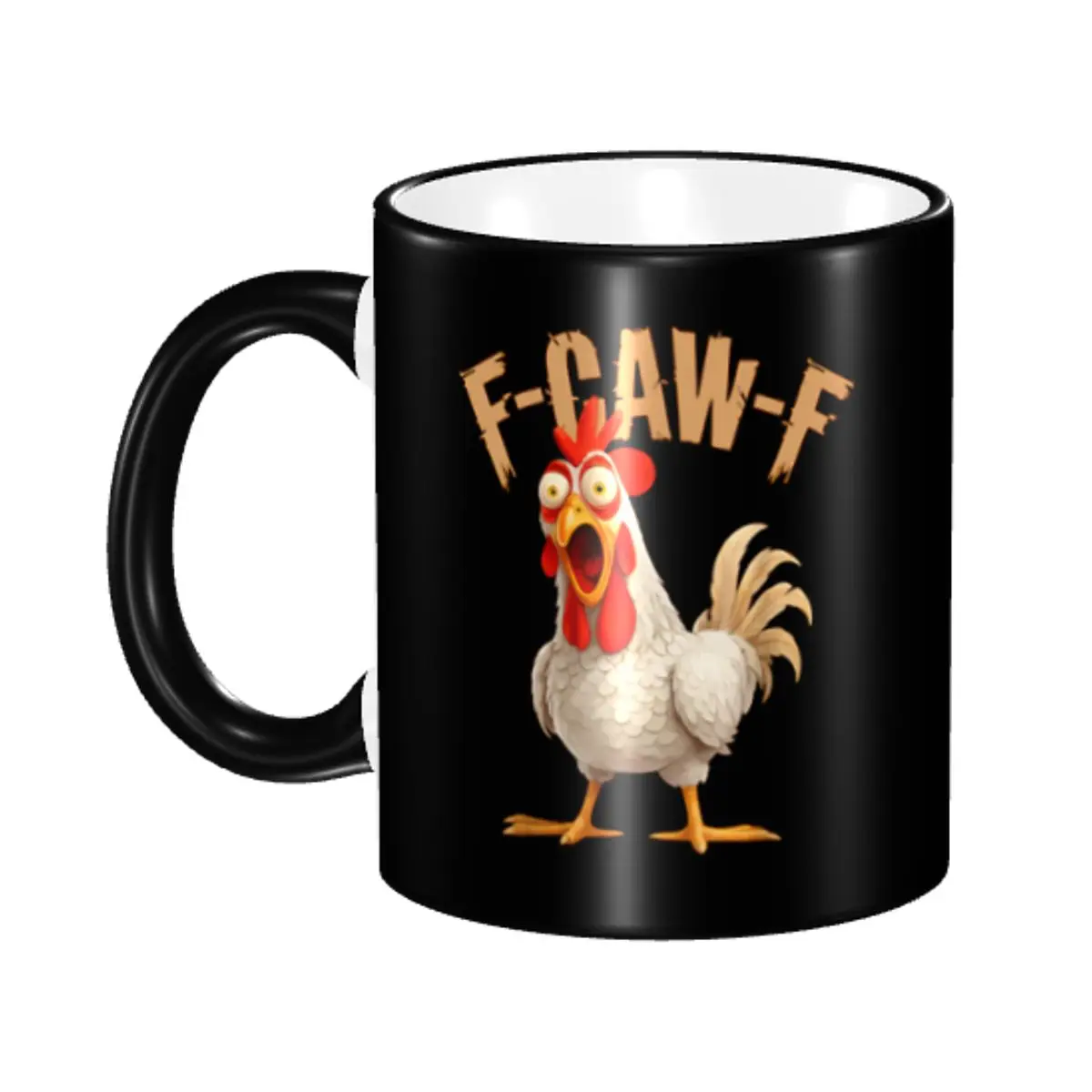 Customized Funny F-Caw-F Chicken Mugs Farmhouse Themed Animal Coffee Ceramic Mug Cup Creative Present
Customized Funny F-Caw-F Chicken Mugs Farmhouse Themed Animal Coffee Ceramic Mug Cup Creative Present