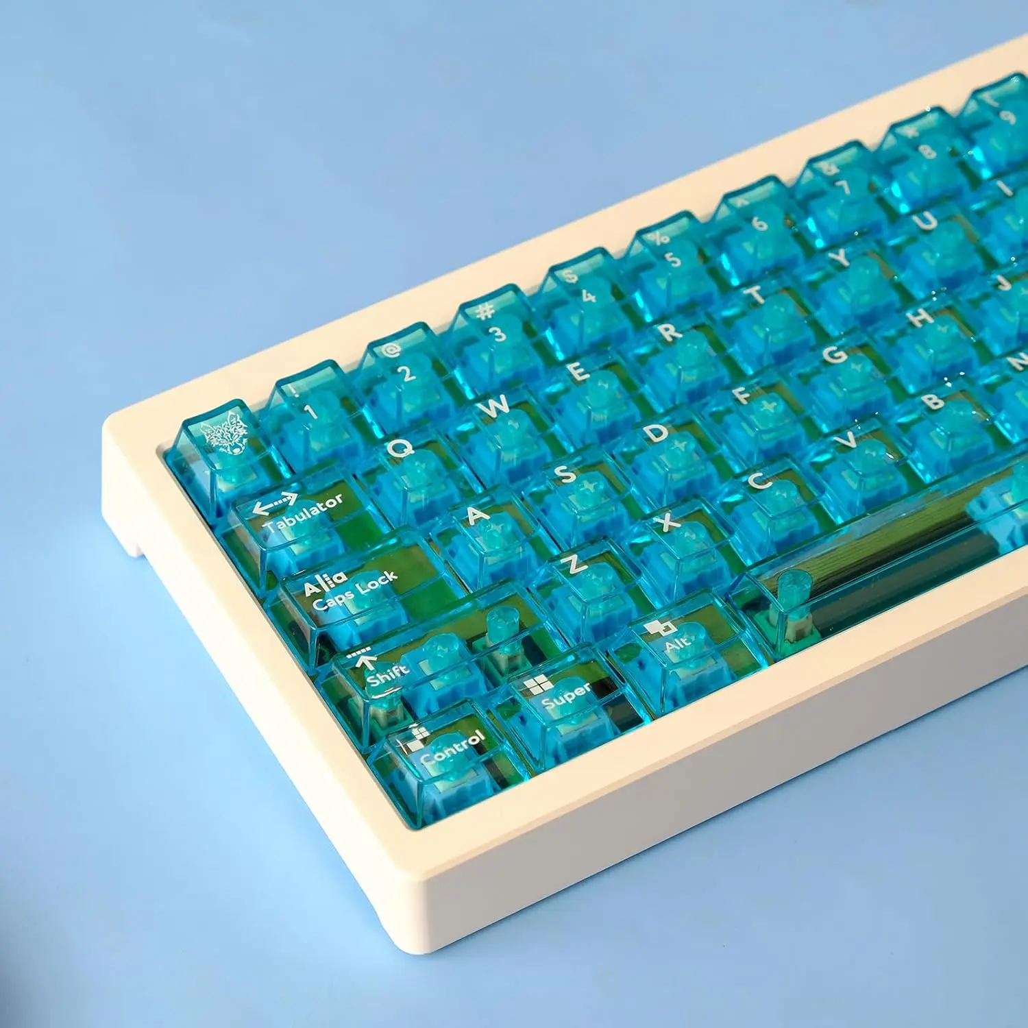 114 Keys Crystal Transparent Keycaps Cherry Profile Blue Clear Keycap Set Fir for 61/64/84/104/108 Cherry Mx Switches Mechanical
114 Keys Crystal Transparent Keycaps Cherry Profile Blue Clear Keycap Set Fir for 61/64/84/104/108 Cherry Mx Switches Mechanical