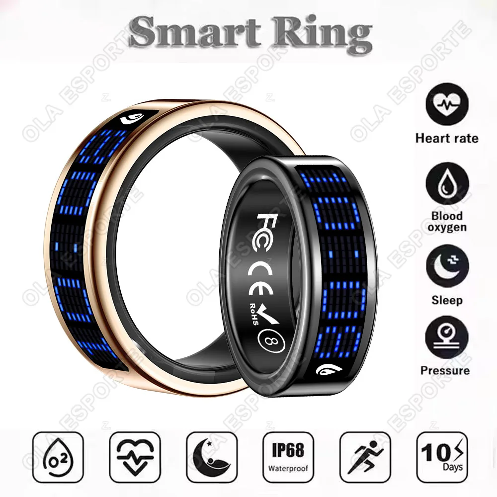 Smart Ring Heart Rate Blood Pressure Blood Oxygen Sleep Monitoring Step Counting Activity Tracking For Men Women Smart Ring 2026
Smart Ring Heart Rate Blood Pressure Blood Oxygen Sleep Monitoring Step Counting Activity Tracking For Men Women Smart Ring 2026