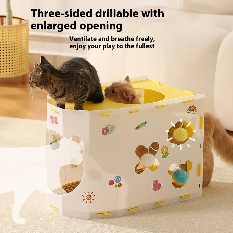 Carrot aped Multi-Layer Scratcher S Nest Tunnel Closed Design Double Layer Felt Fabric Toy All Seasons
Carrot aped Multi-Layer Scratcher S Nest Tunnel Closed Design Double Layer Felt Fabric Toy All Seasons