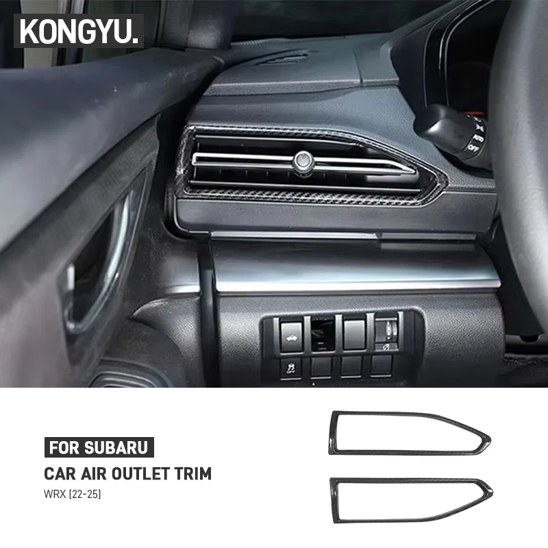 For Subaru WRX VB 2022-2025 Real Carbon Fiber Car Side Air Vent Outlet Frame Trim Cover Sticker Decorative Accessories
For Subaru WRX VB 2022-2025 Real Carbon Fiber Car Side Air Vent Outlet Frame Trim Cover Sticker Decorative Accessories