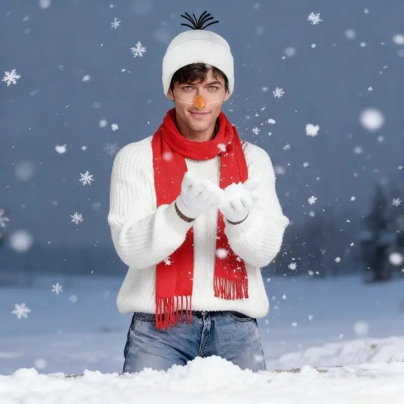 31BF 3pcs Snowman Role Play Outfit Complete Comfortable Design for Halloween Christmas Winter Festivals Performances
31BF 3pcs Snowman Role Play Outfit Complete Comfortable Design for Halloween Christmas Winter Festivals Performances