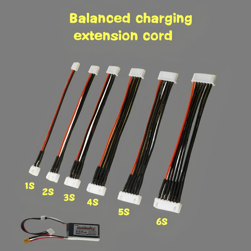 5pcs1-8S balance head wire, model airplane lithium battery balance charger extension cord plug, 22AWG silicone wire, 2.54XH wire
5pcs1-8S balance head wire, model airplane lithium battery balance charger extension cord plug, 22AWG silicone wire, 2.54XH wire