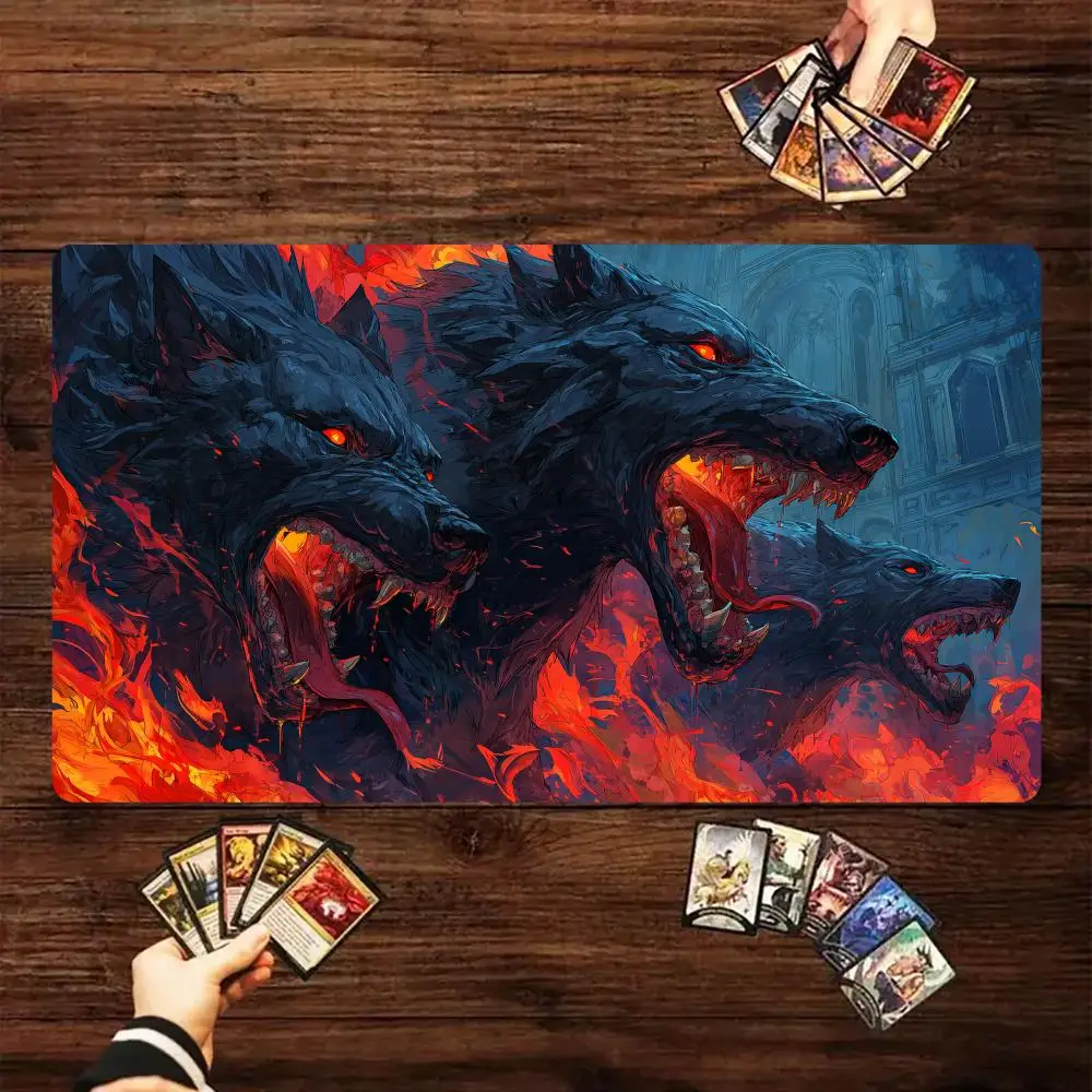 Angry black demon dog Magic Card Battle Mat MTG Playmat Anti-slip Base 35X60CM gathering gaming mats Board Game Mat for TCG
Angry black demon dog Magic Card Battle Mat MTG Playmat Anti-slip Base 35X60CM gathering gaming mats Board Game Mat for TCG