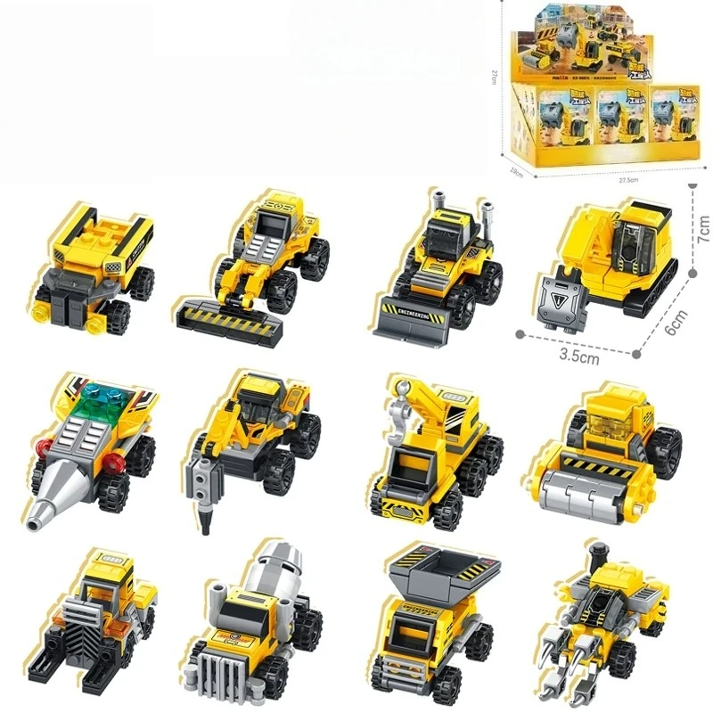Crane Excavator Building Blocks Engineering Team Series Assembled Model Desktop Ornaments Birthday Gifts Children's Toys
Crane Excavator Building Blocks Engineering Team Series Assembled Model Desktop Ornaments Birthday Gifts Children's Toys