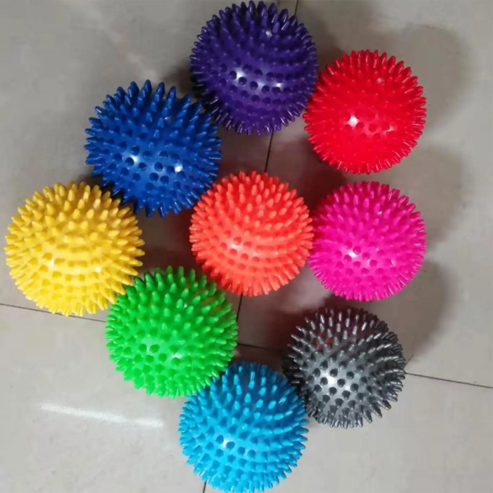 Hand Massage Ball Soft Spiky Point PVC Yoga Exercise Balance Tool for Elderly and Child Fitness
Hand Massage Ball Soft Spiky Point PVC Yoga Exercise Balance Tool for Elderly and Child Fitness