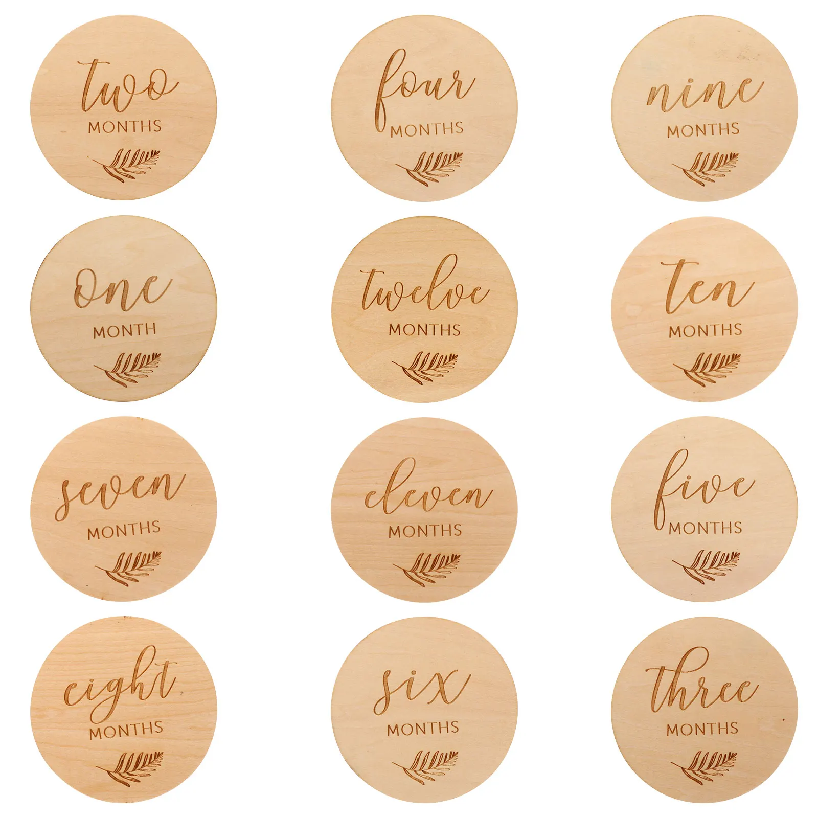 12pcs Growth Commemorative Cards Wood Milestone Double Sided Newborn Discs Safe Durable Photography Accessories
12pcs Growth Commemorative Cards Wood Milestone Double Sided Newborn Discs Safe Durable Photography Accessories