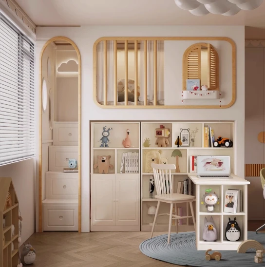 The product can be customized. Multifunctional two-layer tree house bed under the cabinet
The product can be customized. Multifunctional two-layer tree house bed under the cabinet