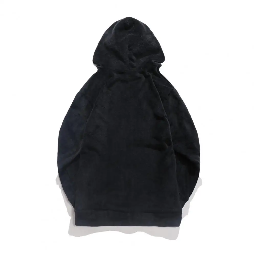 Hooded Top Men's Thick Plush Hoodie with Drawstring Solid Color Long Sleeves Loose Fit Casual Sport Top for Fall Winter Casual
Hooded Top Men's Thick Plush Hoodie with Drawstring Solid Color Long Sleeves Loose Fit Casual Sport Top for Fall Winter Casual