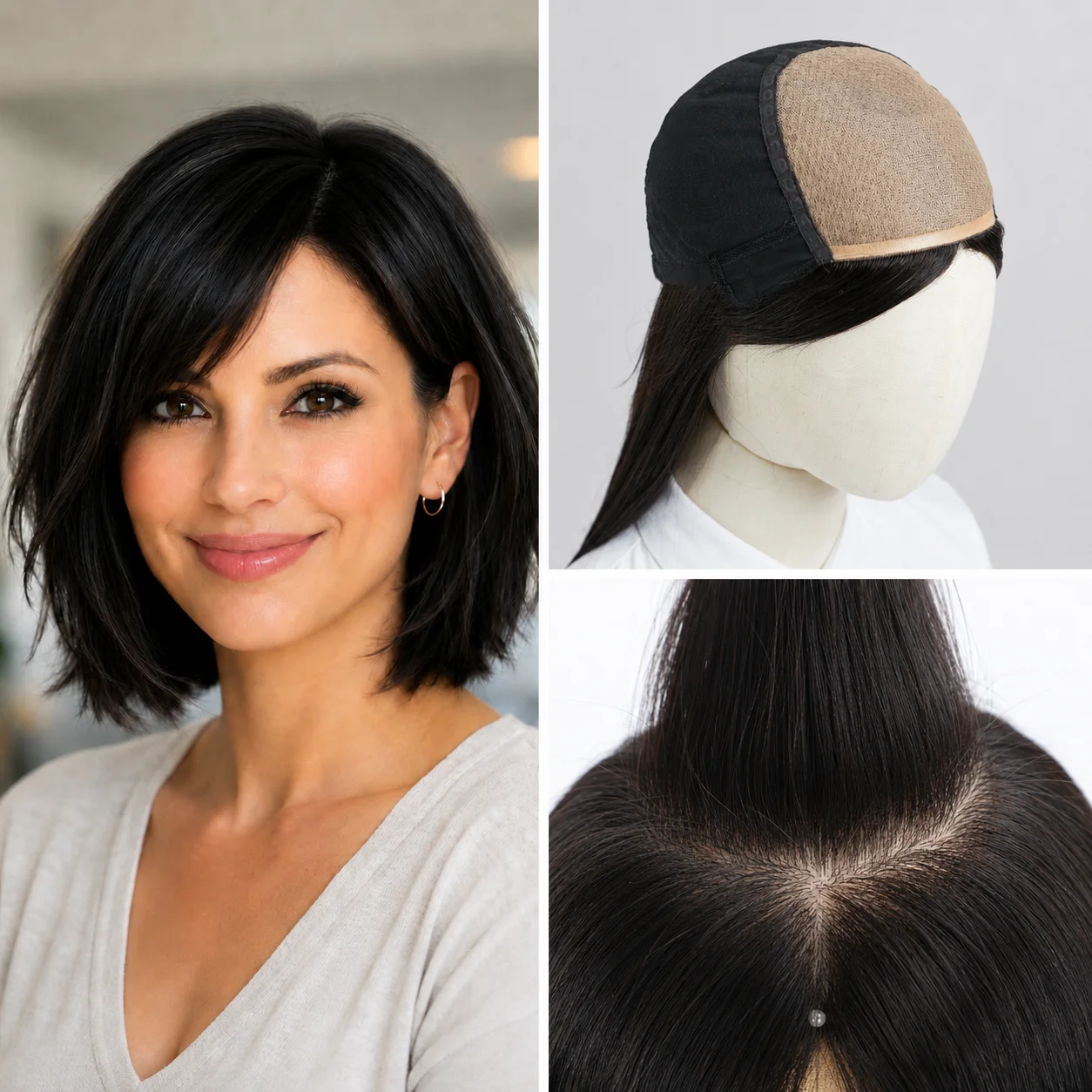 180% Density Silk Base Full Lace Short Bob Wigs Malaysian Straight Human Hair Wigs With Bangs 6x6 Inch Realistic Silk Top Bob
180% Density Silk Base Full Lace Short Bob Wigs Malaysian Straight Human Hair Wigs With Bangs 6x6 Inch Realistic Silk Top Bob