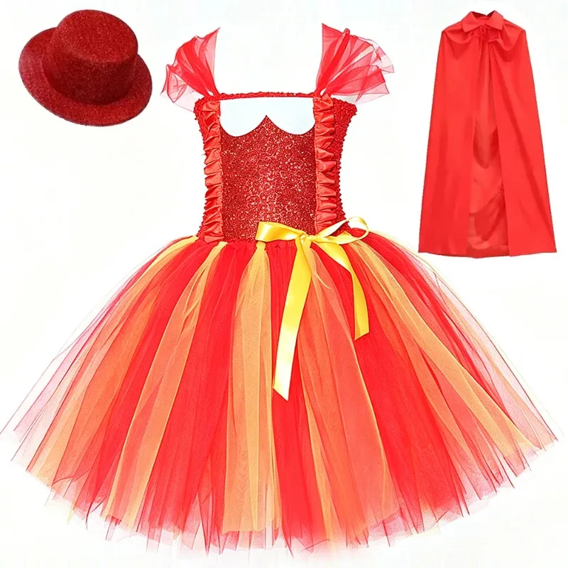 Elegant Exquisite Kids Halloween Party Clothes, Girls' Red Tulle Tutu Dress Set, Medieval Noble Stage Performance Outfit
Elegant Exquisite Kids Halloween Party Clothes, Girls' Red Tulle Tutu Dress Set, Medieval Noble Stage Performance Outfit