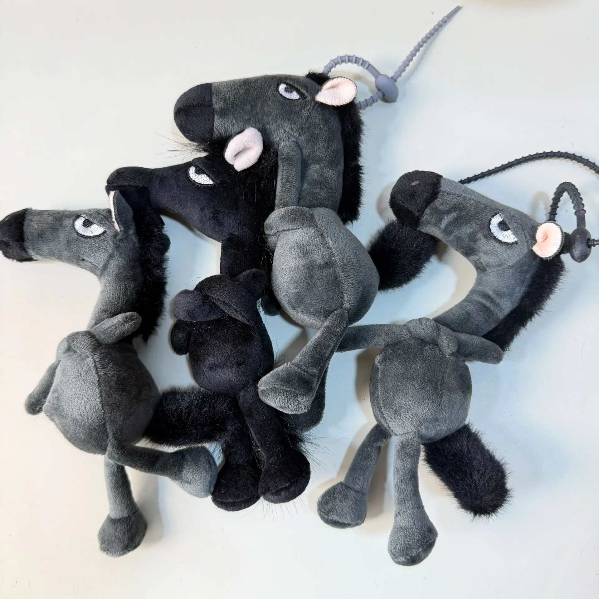 Cute Year Of The Horse Mascot Unique Design Cool Personality Black Horse Plush Stuffed Keyring Charms Cartoon Horse Keyring Gift
Cute Year Of The Horse Mascot Unique Design Cool Personality Black Horse Plush Stuffed Keyring Charms Cartoon Horse Keyring Gift