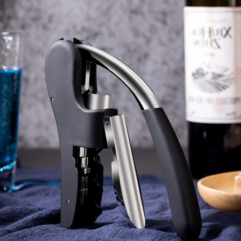 Wine Bottle Opener, Wine Bottle Lever Screwpull Opener Best Rabbit-Style Manual Corkscrew
Wine Bottle Opener, Wine Bottle Lever Screwpull Opener Best Rabbit-Style Manual Corkscrew