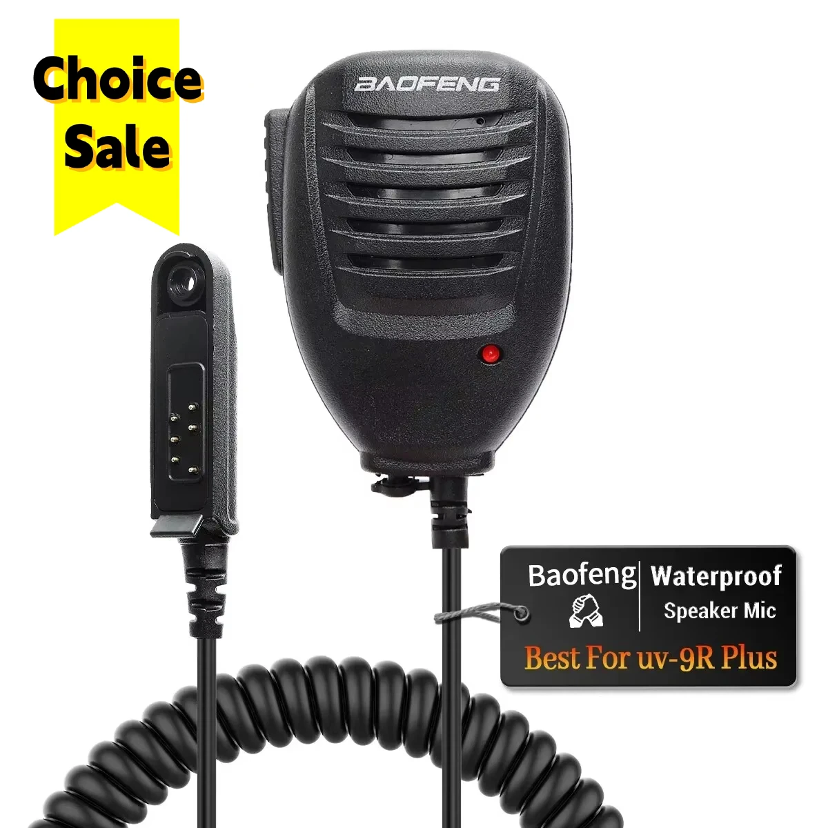 Baofeng Microphone Wholesale UV-68 Pro Max V2 Walkie Talkie Waterproof PTT Speaker Mic for UV-9R Pro UV S22 UV-98 BF 9700 GT 3WP
Baofeng Microphone Wholesale UV-68 Pro Max V2 Walkie Talkie Waterproof PTT Speaker Mic for UV-9R Pro UV S22 UV-98 BF 9700 GT 3WP