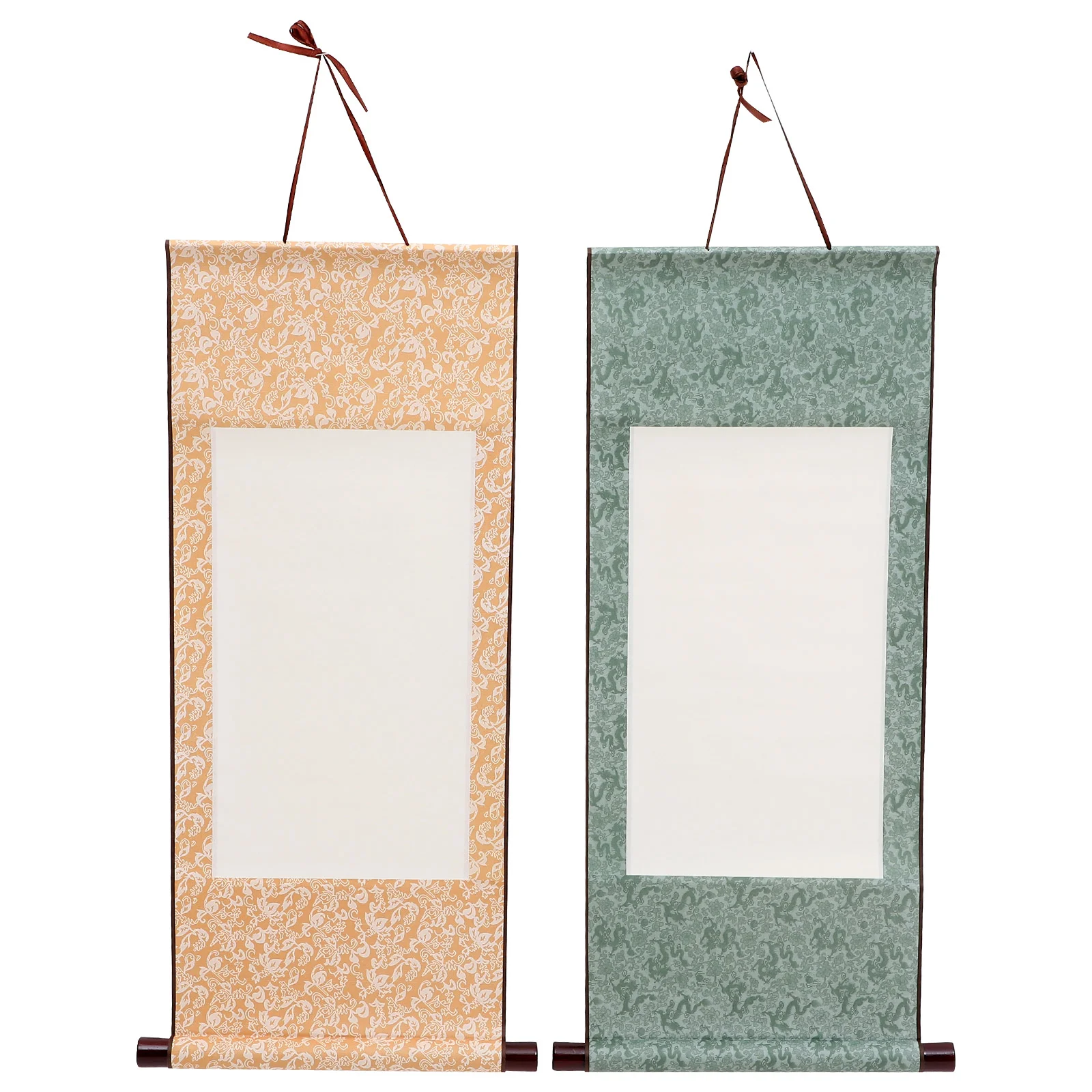2 Pcs Blank Scroll Calligraphy Paper Chinese Vertical Axis Supplies Painting Material Sketchbook Watercolor Canvas Decor
2 Pcs Blank Scroll Calligraphy Paper Chinese Vertical Axis Supplies Painting Material Sketchbook Watercolor Canvas Decor