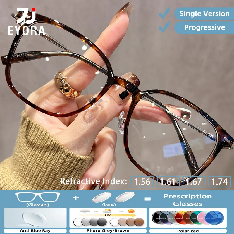 EYORA Skinny Face Square Round Reading Glasses for Women Myopia and Hyperopia Anti Blue Light Progressive Photochromic Glasses
EYORA Skinny Face Square Round Reading Glasses for Women Myopia and Hyperopia Anti Blue Light Progressive Photochromic Glasses