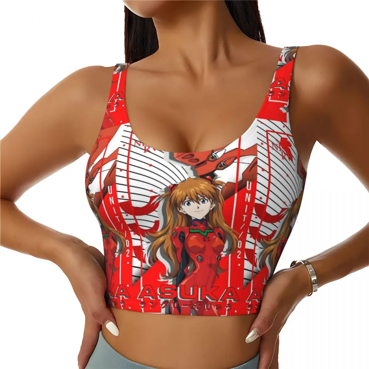 Custom Evangelion Japan Cartoon High Impact Sports Bras Women Comic Seamless Workout Yoga Crop Tank Tops
Custom Evangelion Japan Cartoon High Impact Sports Bras Women Comic Seamless Workout Yoga Crop Tank Tops