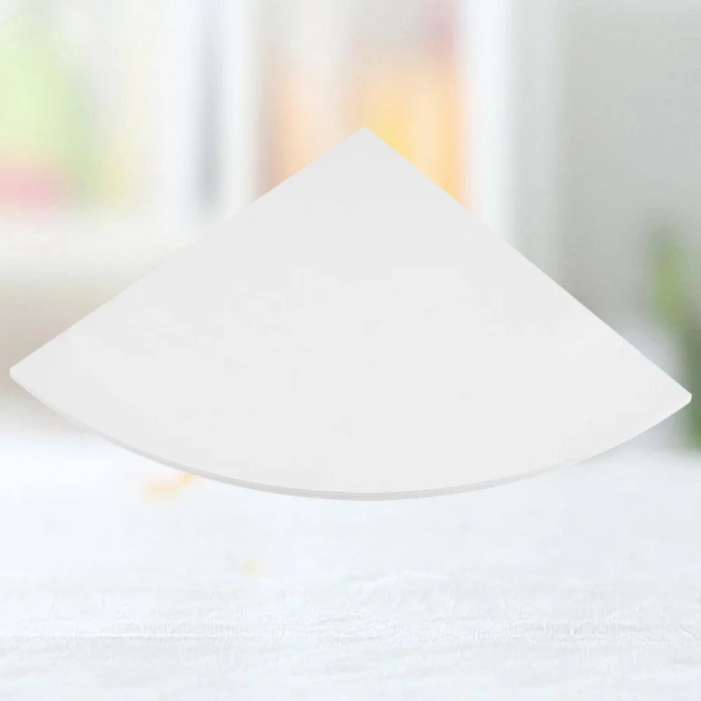 Fan Shape Wall Corner Shelf Set Wall-mounted Corner Storage Rack Triangle Storage Holder - 25cm (White)
Fan Shape Wall Corner Shelf Set Wall-mounted Corner Storage Rack Triangle Storage Holder - 25cm (White)