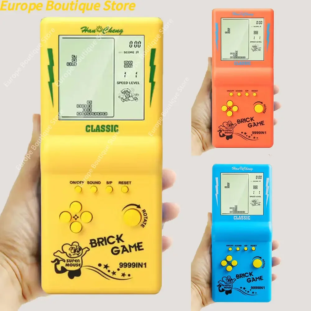 Портативная игровая консоль с большим экраном, встроенная 23-игры для тетрис, классические ретро игровые плееры, автомат-головоломка, игрушки для детей и мальчиков
Портативная игровая консоль с большим экраном, встроенная 23-игры для тетрис, классические ретро игровые плееры, автомат-головоломка, игрушки для детей и мальчиков