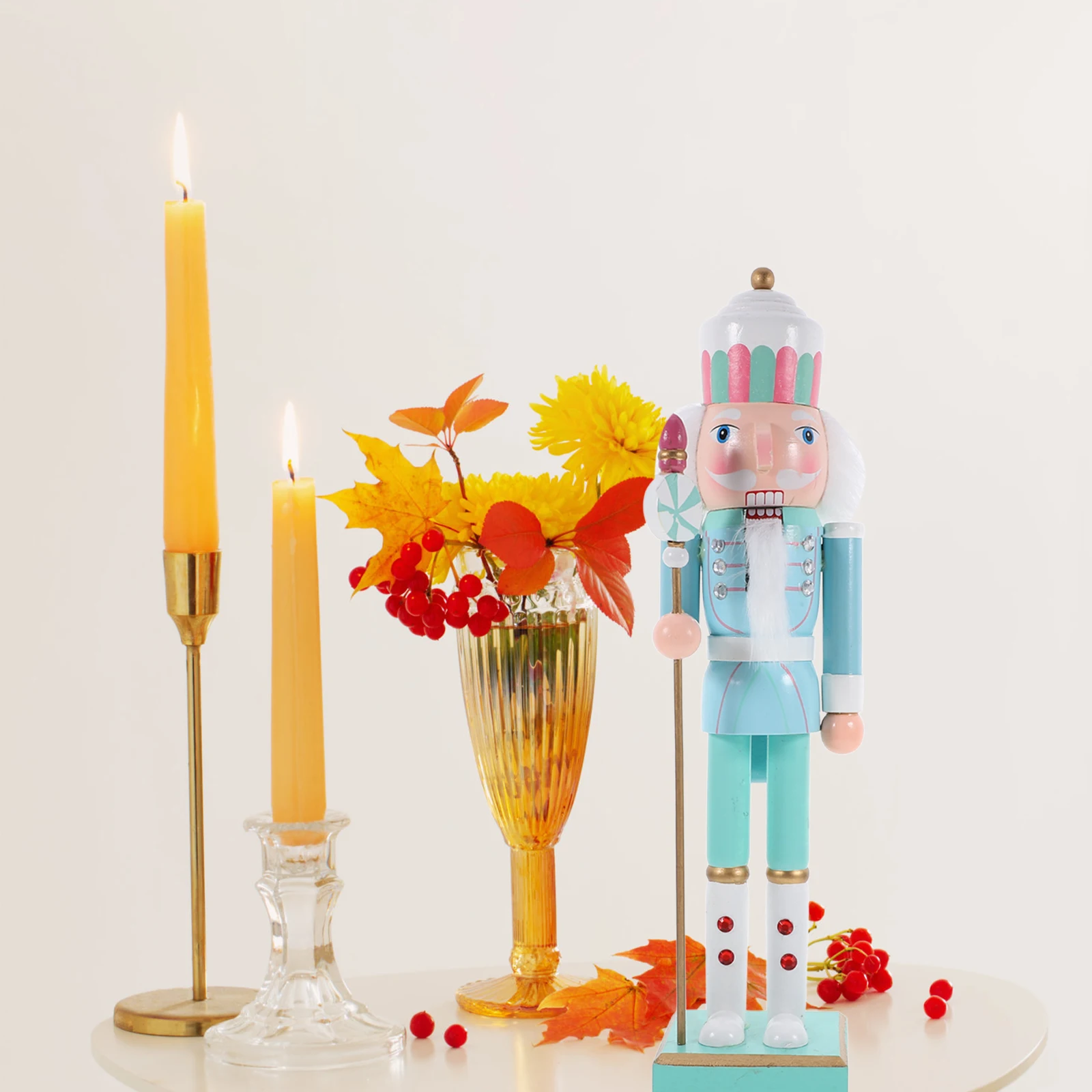 Nutcracker Christmas Decor Colorful Soldier Statue Desktop Ornament For Holiday Home Decoration Xmas Party Indoor Display
Nutcracker Christmas Decor Colorful Soldier Statue Desktop Ornament For Holiday Home Decoration Xmas Party Indoor Display