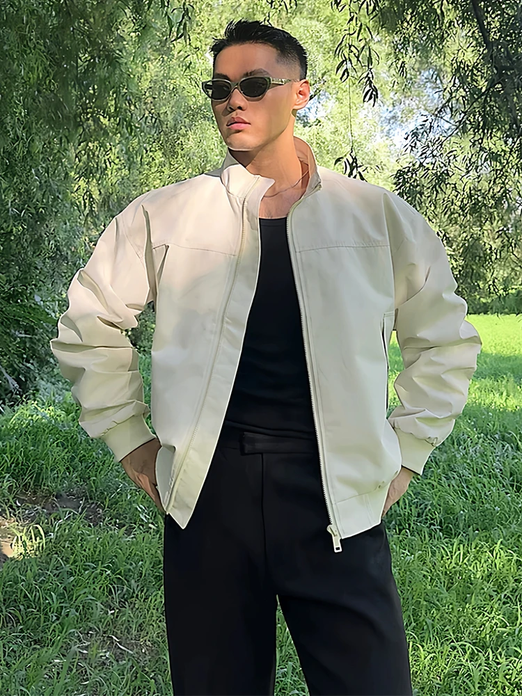 American Sle Men's Boxy Flight Jaet Outerwear oulder Width Cleanfit Tee-Proof Stand Collar Windproof Coat
American Sle Men's Boxy Flight Jaet Outerwear oulder Width Cleanfit Tee-Proof Stand Collar Windproof Coat