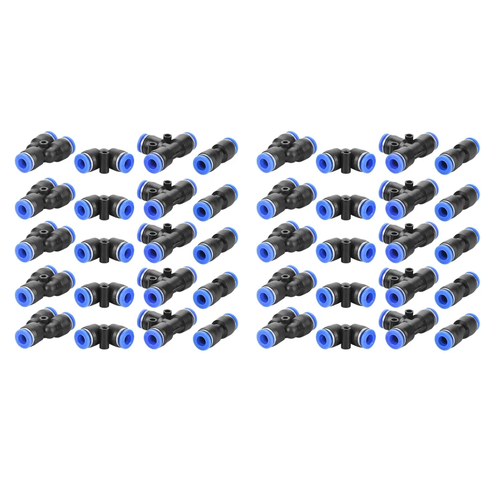 40Pcs 6mm Air Hose Pneumatic Push Connector Air Push Quick Fittings 4 Shape
40Pcs 6mm Air Hose Pneumatic Push Connector Air Push Quick Fittings 4 Shape