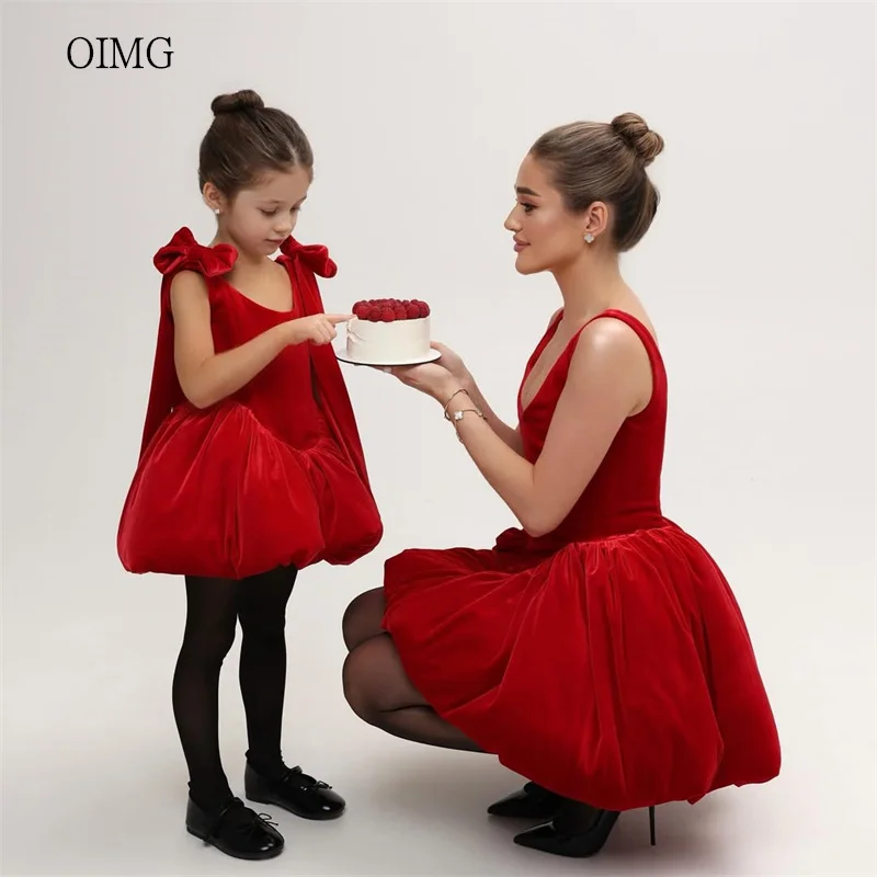 OIMG Sweet Red Bow Strap O Neck Ball Flower Girl Dresses Sleeveless Wedding Gown Knee Length Party Dress 2026 Customized
OIMG Sweet Red Bow Strap O Neck Ball Flower Girl Dresses Sleeveless Wedding Gown Knee Length Party Dress 2026 Customized