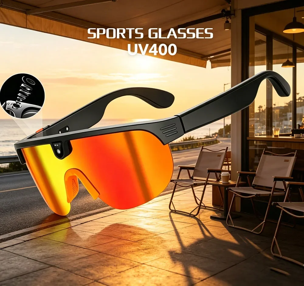 Outdoor Men AI Cycling Smart Glasses Bluetooth Music Call Sunglasses Built-in Video Translation Camera
Outdoor Men AI Cycling Smart Glasses Bluetooth Music Call Sunglasses Built-in Video Translation Camera