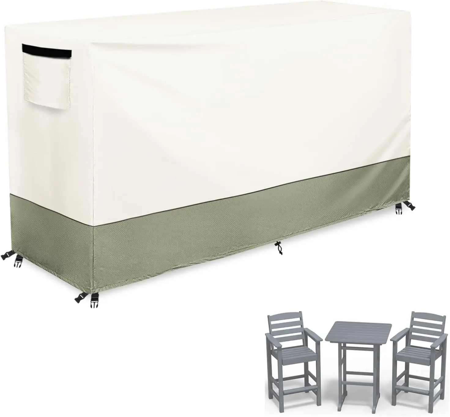 Bar Height Patio Dining Set Covers,100% Waterproof Outdoor Adironda Bar Height Chairs And Table Sets Cover, Bar Table Set
Bar Height Patio Dining Set Covers,100% Waterproof Outdoor Adironda Bar Height Chairs And Table Sets Cover, Bar Table Set