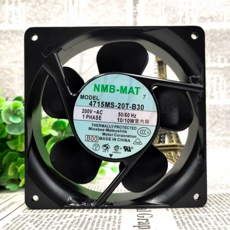 Y+ FOR NMB 4715MS-20T-B30 200VAC 10/10W 120*120*38MM Aluminium Frame Fan
Y+ FOR NMB 4715MS-20T-B30 200VAC 10/10W 120*120*38MM Aluminium Frame Fan