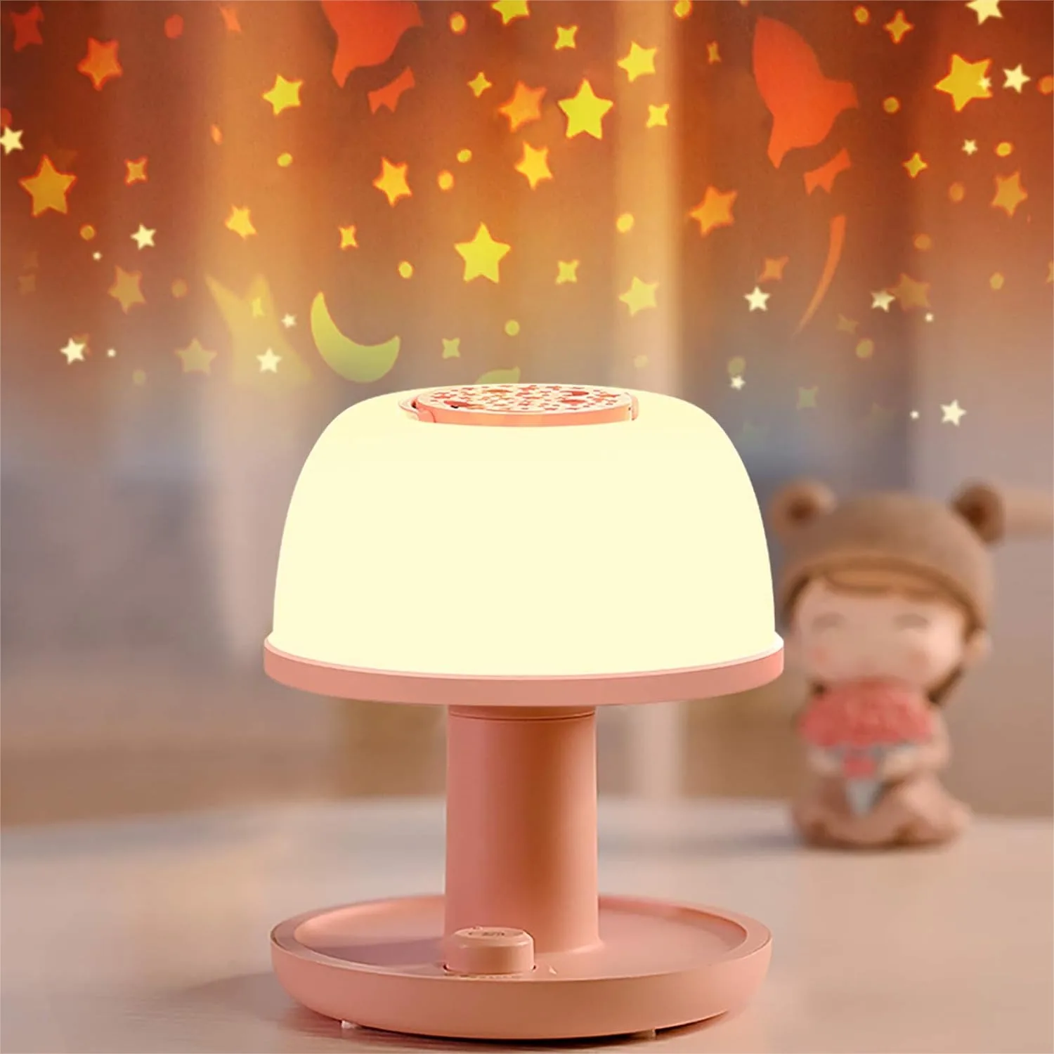 Toddler Night Light Lamp, Dimmable LED Bedside Star Projector with Timer & Color Changing, Rechargeable Cute Gift for Kids
Toddler Night Light Lamp, Dimmable LED Bedside Star Projector with Timer & Color Changing, Rechargeable Cute Gift for Kids