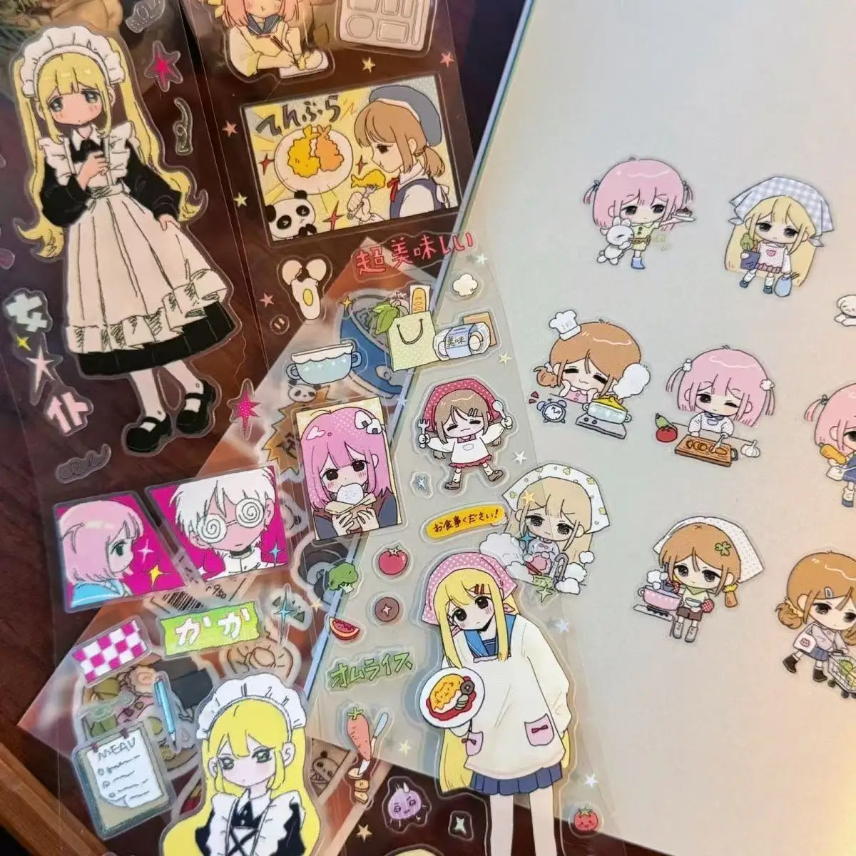 Japanese Sticker Star Collection 50cm Cooking Small Kitchen Sticker Roll Cute Q Character Daily Elements Handbook Material Gift
Japanese Sticker Star Collection 50cm Cooking Small Kitchen Sticker Roll Cute Q Character Daily Elements Handbook Material Gift