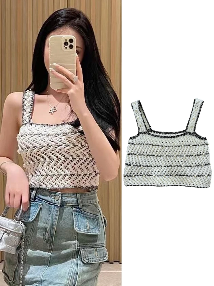Fashionable Heavy Knit Hollow out Vest High Version Women's Summer Outwear Casual Breathable Short Length Nylon Fabric
Fashionable Heavy Knit Hollow out Vest High Version Women's Summer Outwear Casual Breathable Short Length Nylon Fabric
