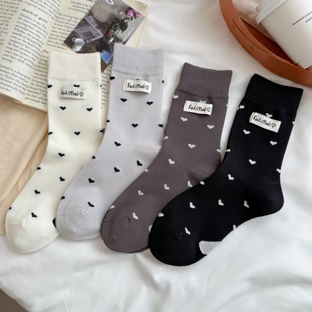 Autumn Winter Long Cute Socks Women Love Heart Print Kawaii Alphabet Label Brand Designer Daily Casual Socks High Art Warm Sokke
Autumn Winter Long Cute Socks Women Love Heart Print Kawaii Alphabet Label Brand Designer Daily Casual Socks High Art Warm Sokke