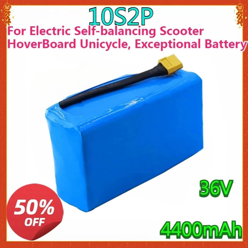For Electric Self-balancing Scooter HoverBoard Unicycle, Exceptional Battery 36V 4000mAh 10S2P Lithium Rechargeable Battery
For Electric Self-balancing Scooter HoverBoard Unicycle, Exceptional Battery 36V 4000mAh 10S2P Lithium Rechargeable Battery