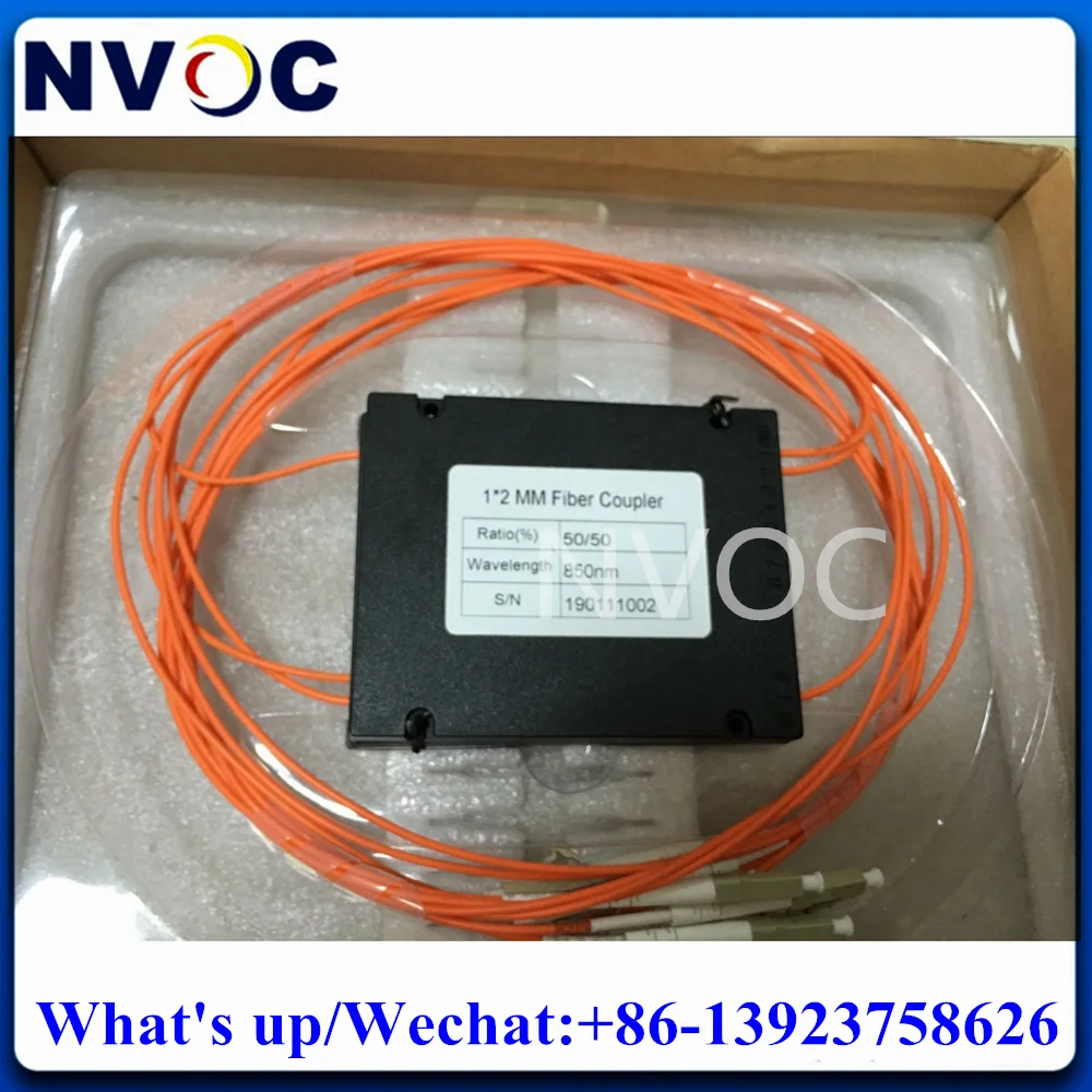 2Pcs 1x2 FBT MM 100x80x10 OM1 50-50 1M,850nm, 2.0mm Cable,ABS Box 1*2 FBT FIber Optic Splitter With SC/FC/ST/LC Connector
2Pcs 1x2 FBT MM 100x80x10 OM1 50-50 1M,850nm, 2.0mm Cable,ABS Box 1*2 FBT FIber Optic Splitter With SC/FC/ST/LC Connector