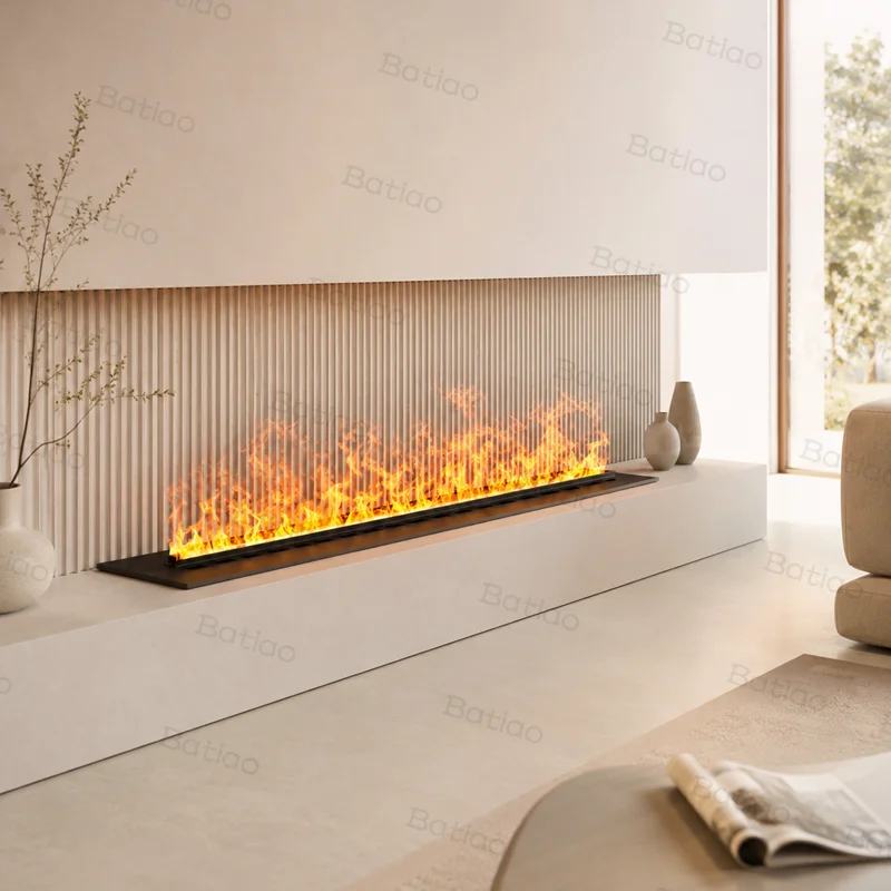 Creates a breathtaking 3D flame illusion using water vapor and LED technology for an authentic fireplace look firepit fireplace
Creates a breathtaking 3D flame illusion using water vapor and LED technology for an authentic fireplace look firepit fireplace