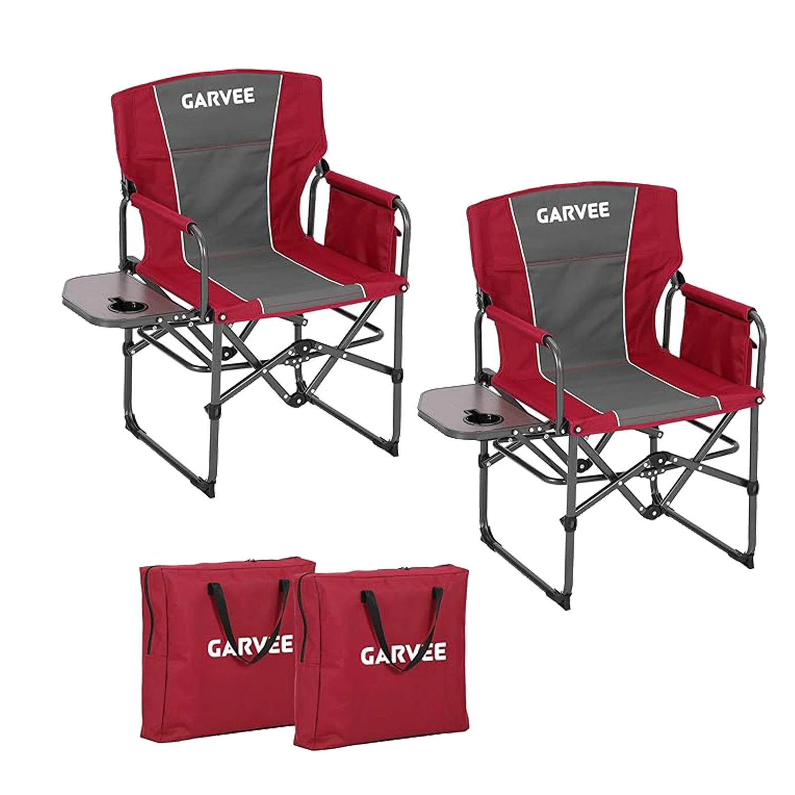 2 Pack Oversized Camping Directors Chair, Heavy Duty Portable Folding Lawn Chair with Side Table & Storage Pocket, Outdoor Foldable Camp Chair for Adults, Beach, Fishing, Picnic
2 Pack Oversized Camping Directors Chair, Heavy Duty Portable Folding Lawn Chair with Side Table & Storage Pocket, Outdoor Foldable Camp Chair for Adults, Beach, Fishing, Picnic