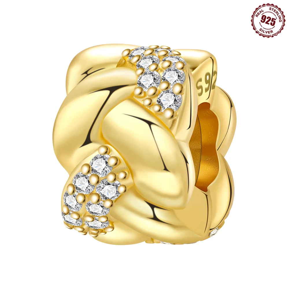 925 Sterling Silver Woven Beading - Electrogold Hypoallergenic Earrings Classic Style Party Women Valentine'S Mother'S Day Gift 
925 Sterling Silver Woven Beading - Electrogold Hypoallergenic Earrings Classic Style Party Women Valentine'S Mother'S Day Gift