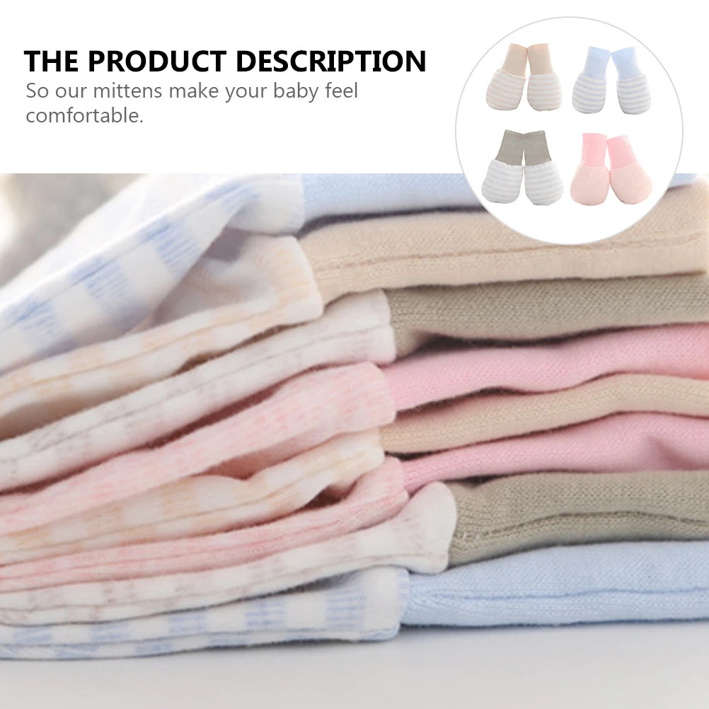 4 Pairs Face Scratch Gloves Anti-scratch Mittens for Newborn Cloth Toddler Warm
4 Pairs Face Scratch Gloves Anti-scratch Mittens for Newborn Cloth Toddler Warm