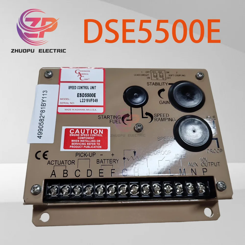 ESD5500E Governor Speed Controller For Diesel Generator Engine Actuator DC Motor Control Board Genset Spare Parts
ESD5500E Governor Speed Controller For Diesel Generator Engine Actuator DC Motor Control Board Genset Spare Parts
