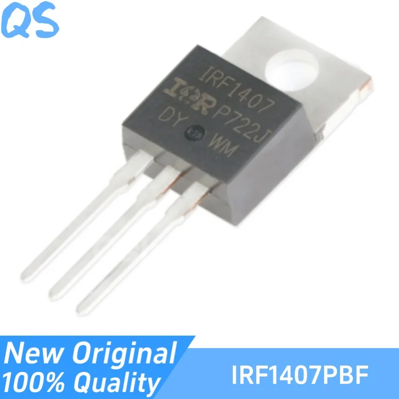 New Original IRF1407PBF IRF1407 TO-220 N-channel 75V/100A MOSFET field-effect transistor
New Original IRF1407PBF IRF1407 TO-220 N-channel 75V/100A MOSFET field-effect transistor