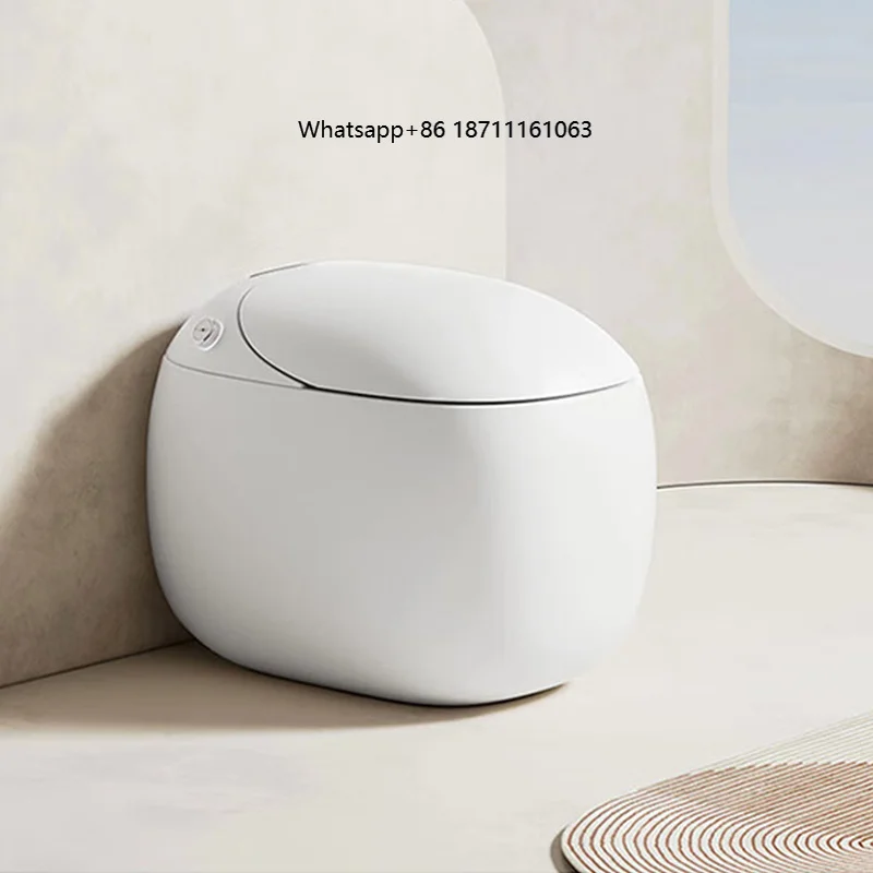 Water Pressure Free Integrated Fully Automatic Toilet Instant Heating Auto Flush and Lid Lift Egg Shaped Intelligent Toilet
Water Pressure Free Integrated Fully Automatic Toilet Instant Heating Auto Flush and Lid Lift Egg Shaped Intelligent Toilet
