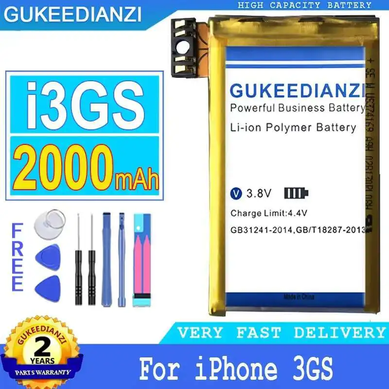 Аккумулятор мобильного телефона 2000 мАч для Apple Iphone 3GS Надежный источник питания
Аккумулятор мобильного телефона 2000 мАч для Apple Iphone 3GS Надежный источник питания