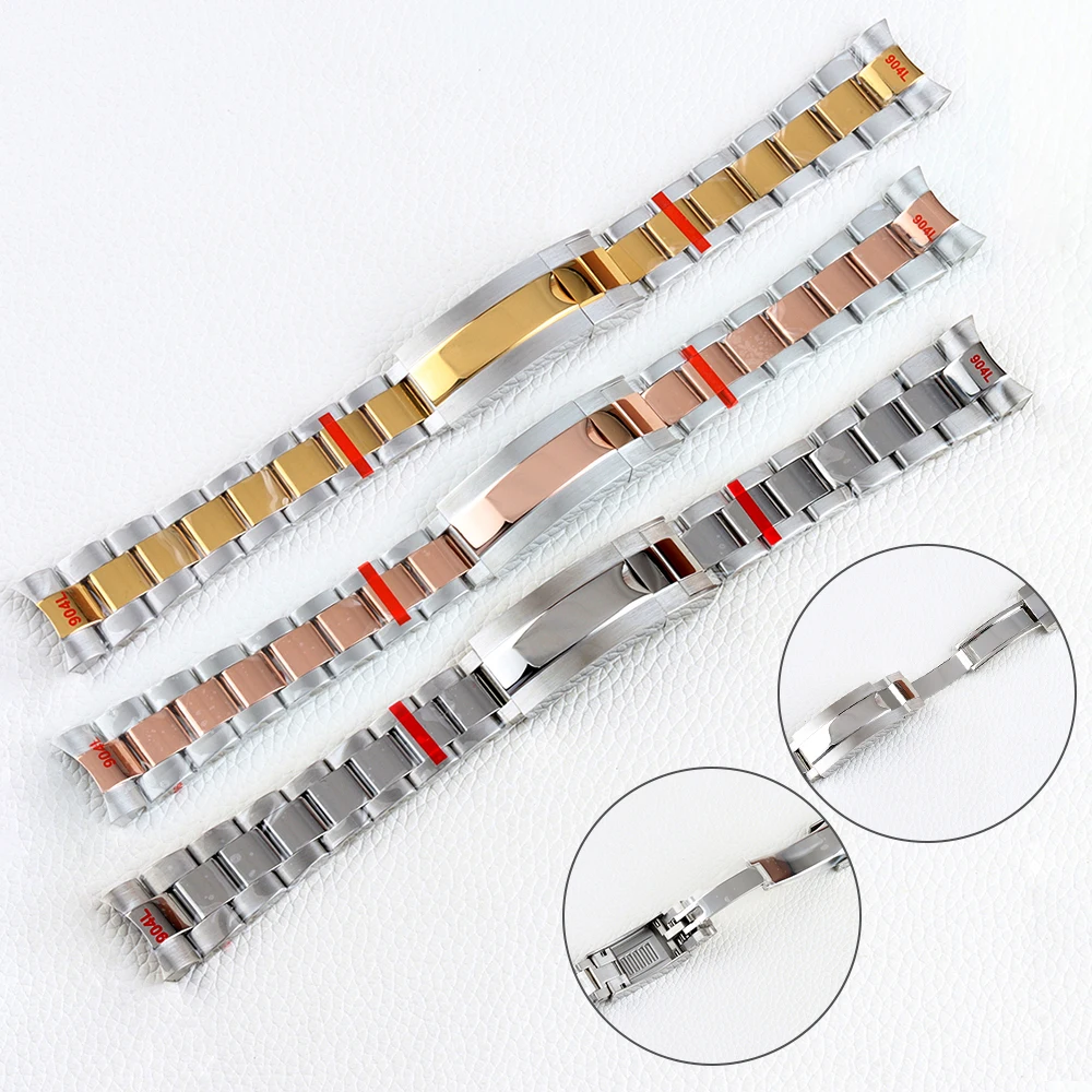 20mm Watch Band For Seiko NH35 NH36 Submariner Case 316L Stainless Steel Watch Strap Folding Buckle For Silver Oyster Bracelet
20mm Watch Band For Seiko NH35 NH36 Submariner Case 316L Stainless Steel Watch Strap Folding Buckle For Silver Oyster Bracelet