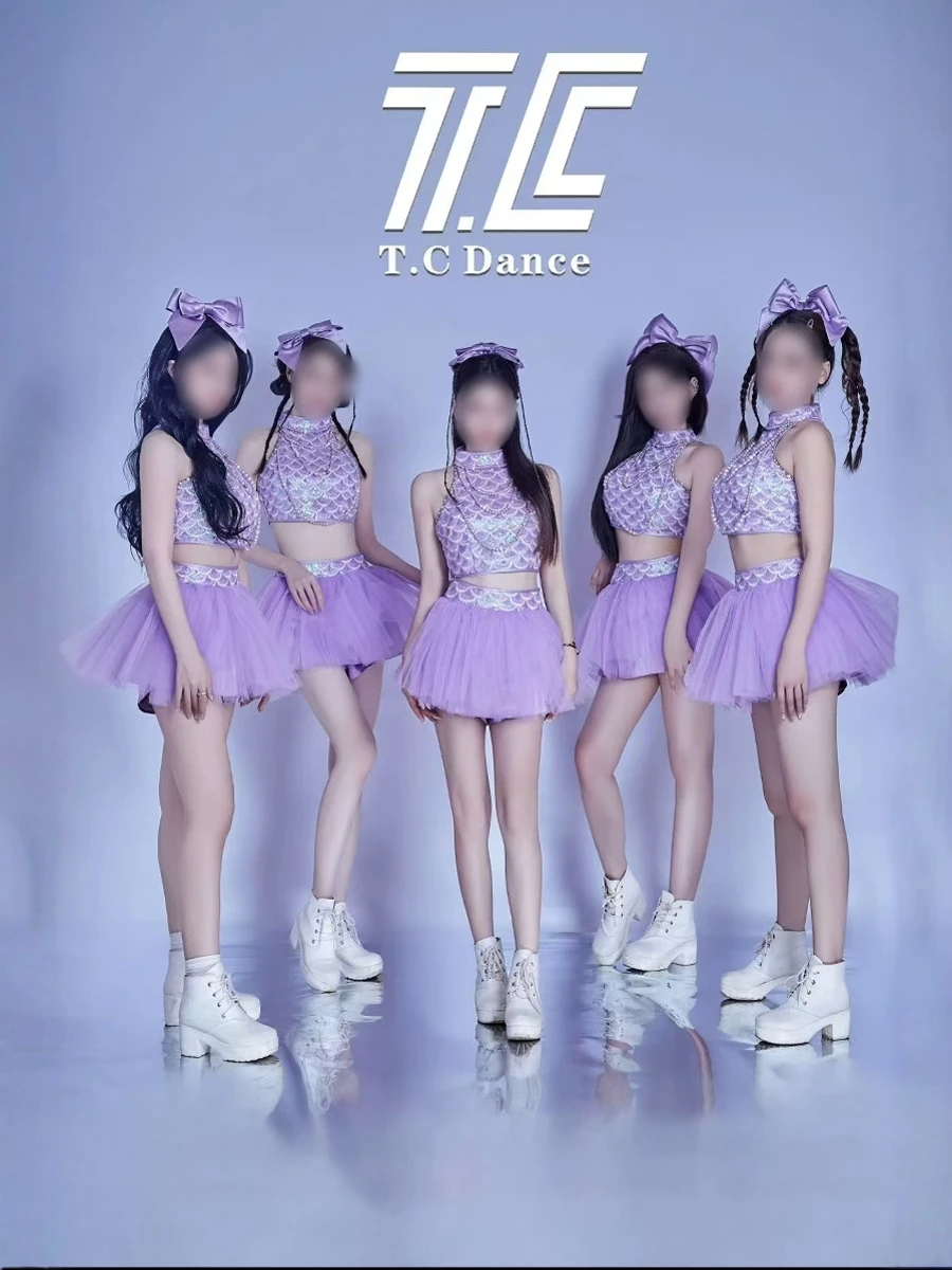 Purple Series Puffy Skirt Set Female Group Spicy Girl Performance Costume Jazz Dance Stage Performance Traditional Ethnic Wear
Purple Series Puffy Skirt Set Female Group Spicy Girl Performance Costume Jazz Dance Stage Performance Traditional Ethnic Wear