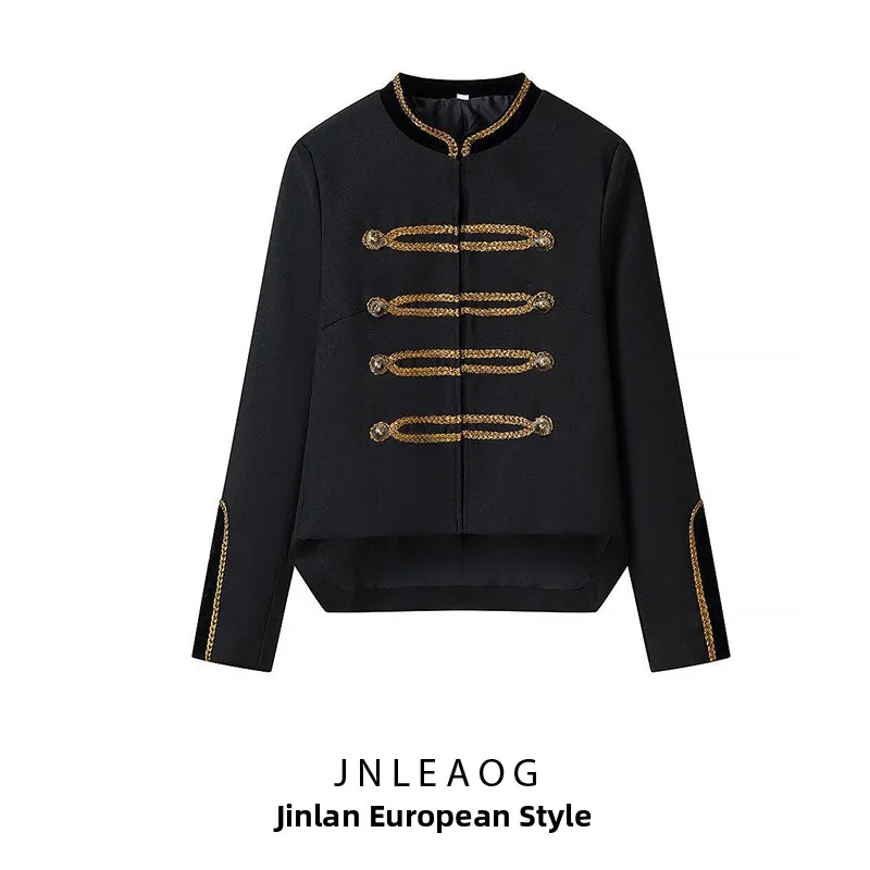 Spring New Arrival Women's Fashion Versatile Design Short Coat Jacket Polyester Standard Fit Long Sleeve round Neck Outerwear
Spring New Arrival Women's Fashion Versatile Design Short Coat Jacket Polyester Standard Fit Long Sleeve round Neck Outerwear