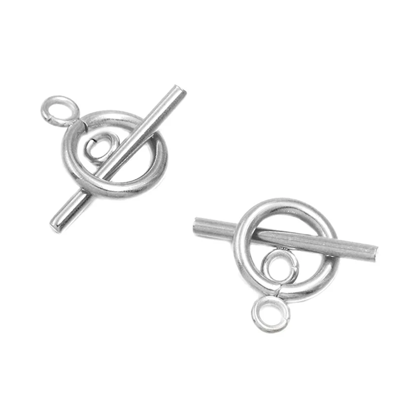 20sets/lot Stainless Steel OT Toggle Clasp Hook Rings Connectors for DIY Punk Style Necklaces Bracelets Jewelry Making
20sets/lot Stainless Steel OT Toggle Clasp Hook Rings Connectors for DIY Punk Style Necklaces Bracelets Jewelry Making