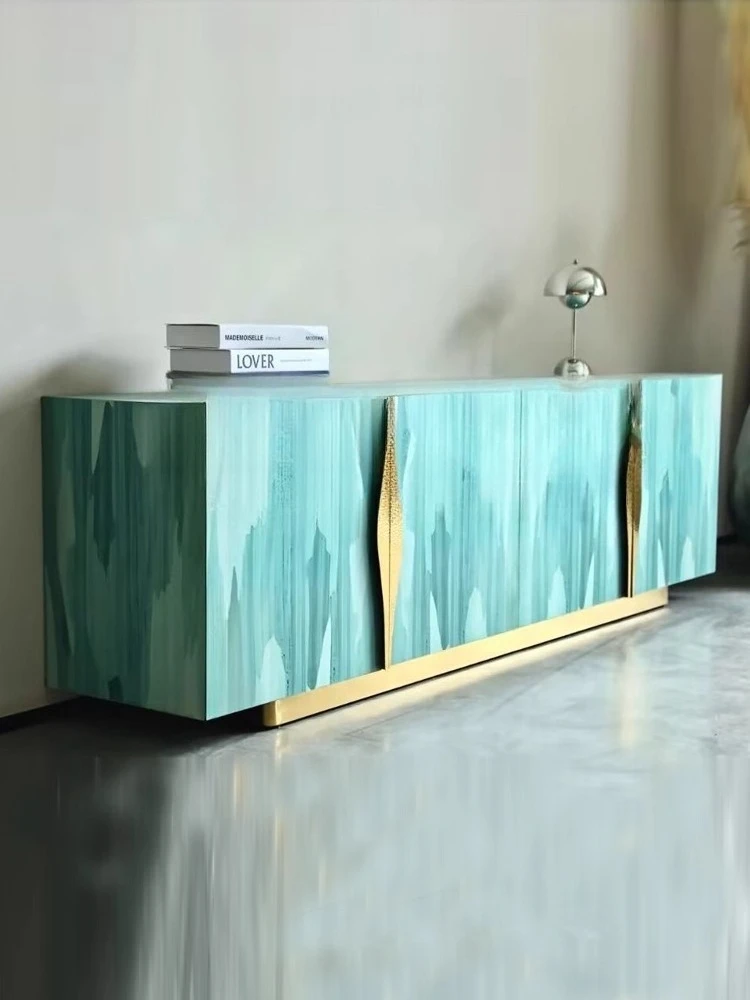 Italian minimalist French TV cabinet painted art designer locker model room storage cabinet household wall cabinet
Italian minimalist French TV cabinet painted art designer locker model room storage cabinet household wall cabinet